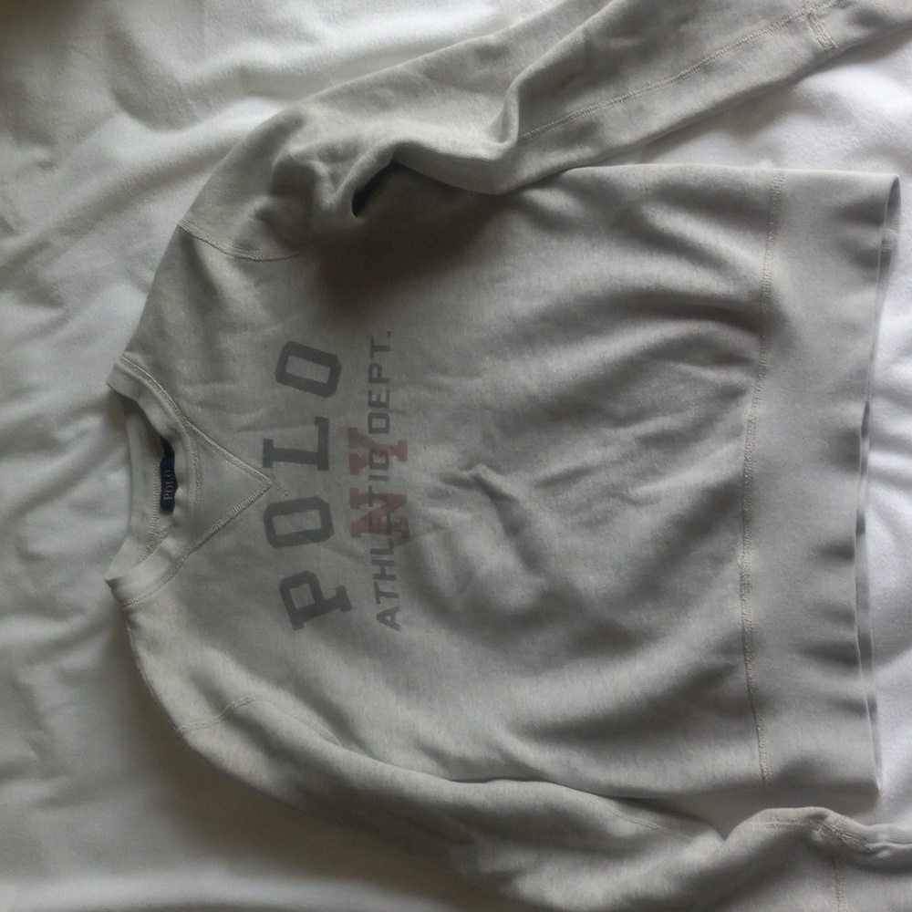 White Vintage Polo Ralph Lauren Sweatshirt